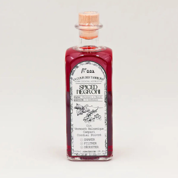 Spiced Negroni — Cocktail Prêt à Boire 50cl — La Cour des Tanneurs