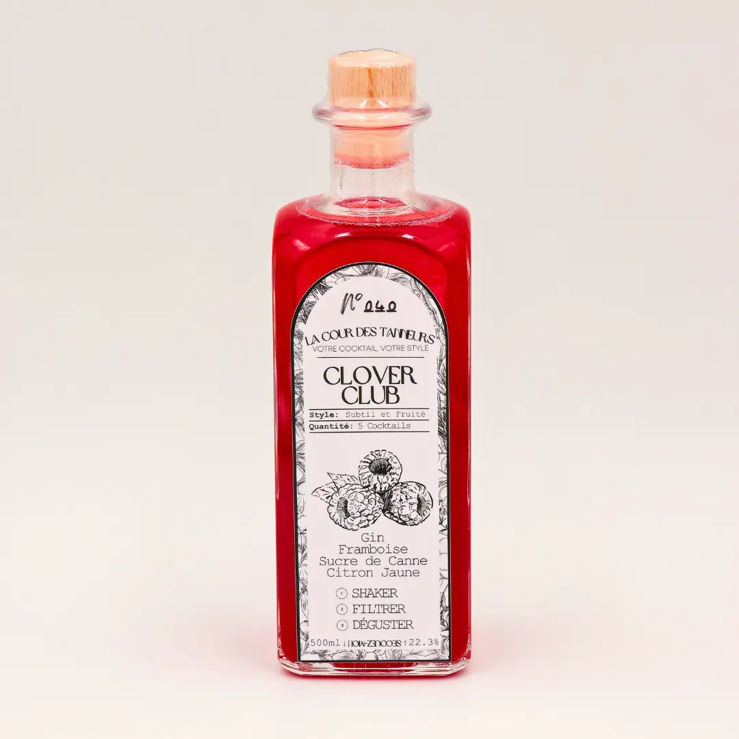 Clover Club — Cocktail Prêt à Boire 50cl — La Cour des Tanneurs