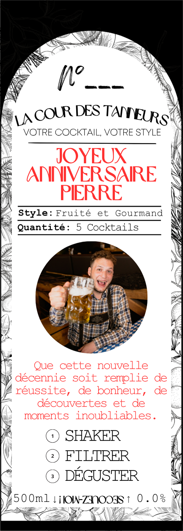 Cocktail Personnalisé