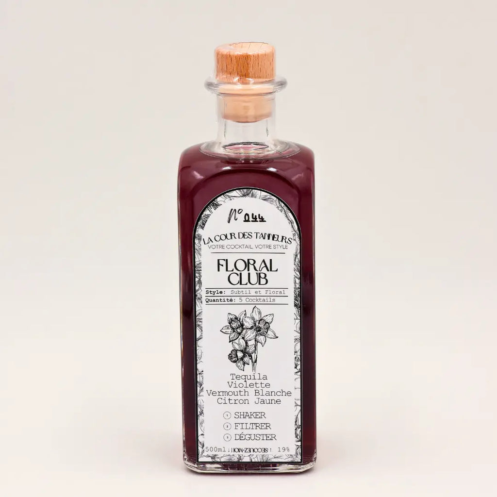 Floral Club — Cocktail Prêt à Boire 50cl — La Cour des Tanneurs