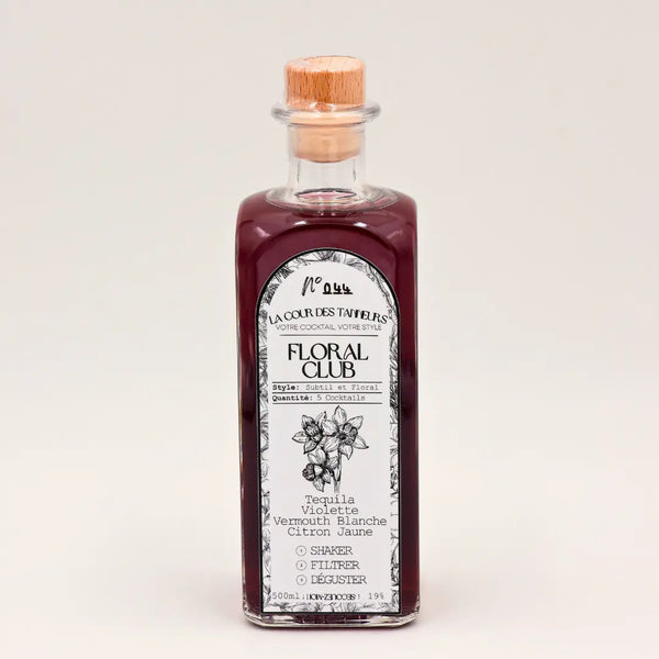 Floral Club — Cocktail Prêt à Boire 50cl — La Cour des Tanneurs