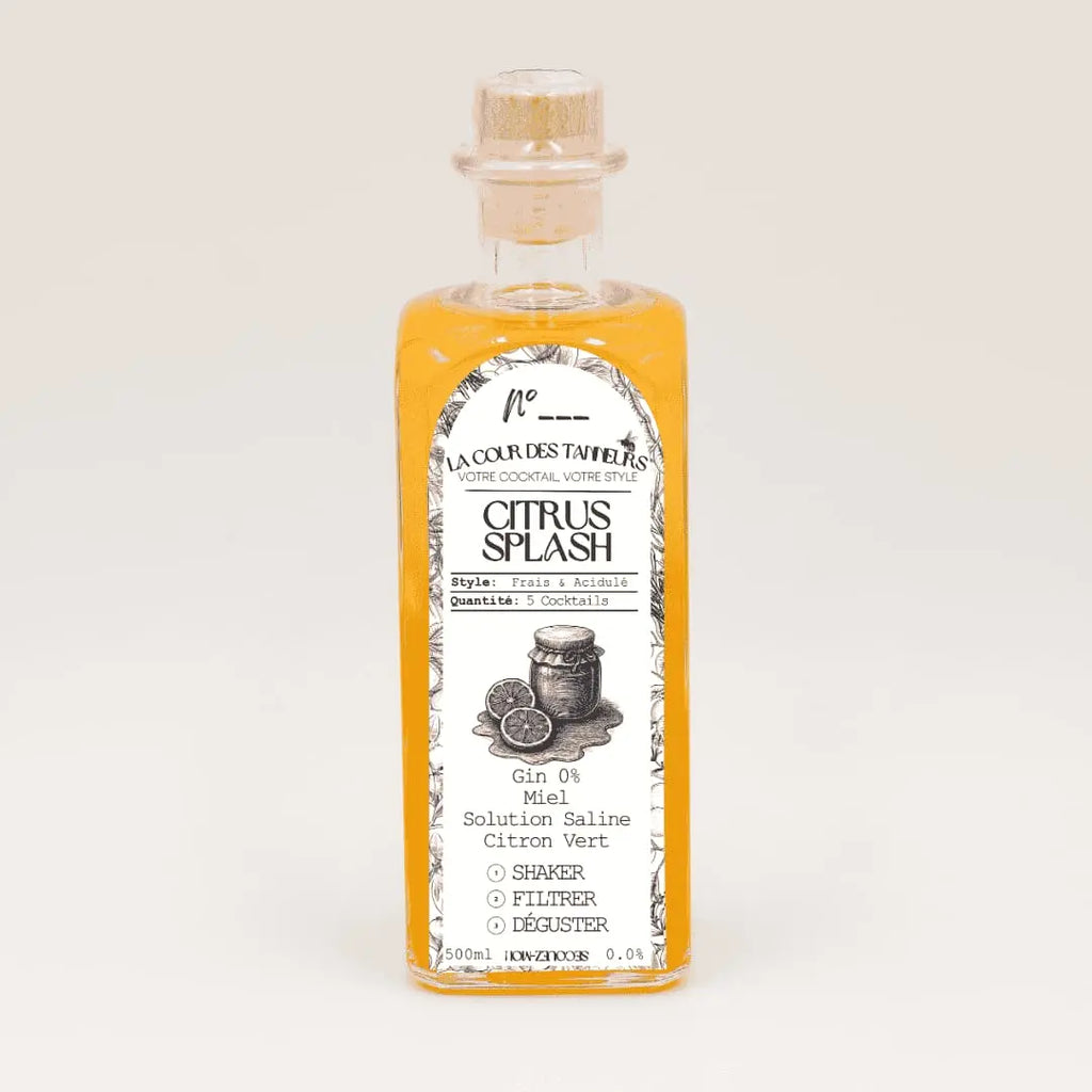 Citrus Splash — Mocktail Sans Alcool 50cl — La Cour des Tanneurs