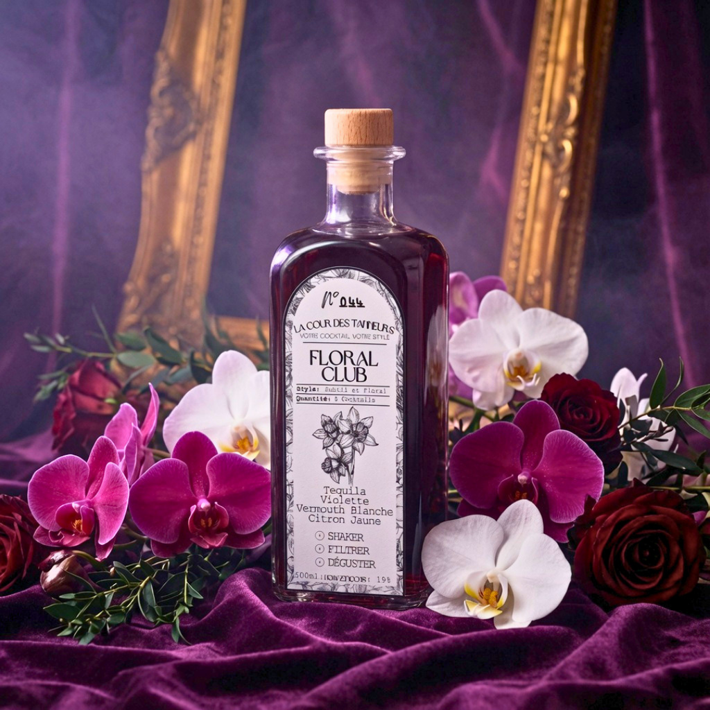 Floral Club présentation verre - La Cour des Tanneurs